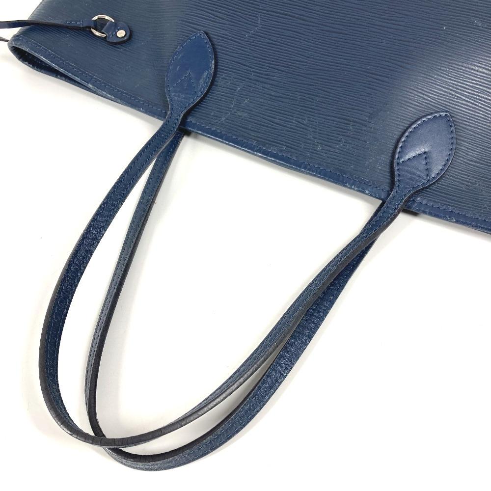 Louis Vuitton M40885 Epi Neverfull MM Tote Bag Shoulder Bag Indigo Blue Navy