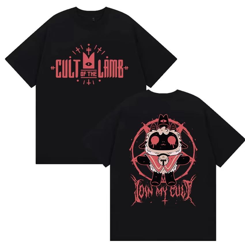 2026 Funny Cult Of The Lamb Game Graphic T Shirt Unisexs High Quality Fashion Vintage Tshirts Unisex Casua