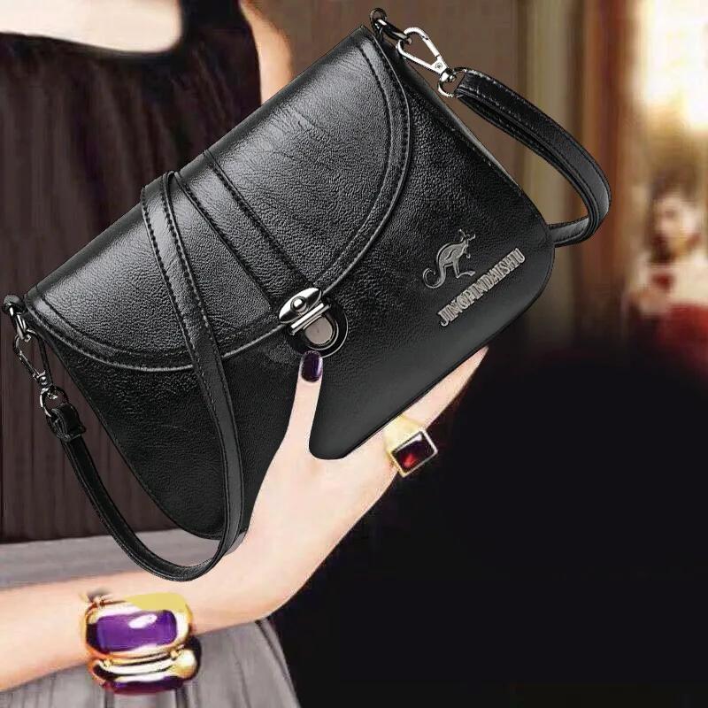 New Fashion Women's Simple Shoulder Shoulder Bag Elegant Straddle Mom's Handbag Ladies Large Capacity Crossbody Bag