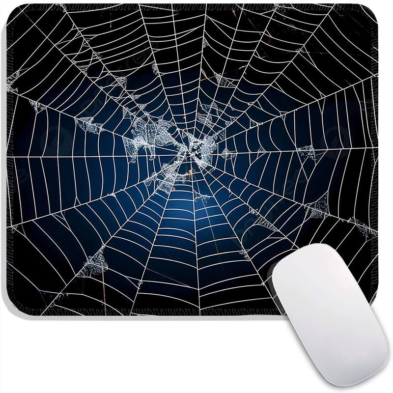 Spider Webs Standard Mouse Pad Small HD Mousemat Gaming Accessories Gamer MousePads Edge Stitched PC Non-Slip Travel Mousemat