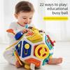 Multifunctional Multi-faceted Baby Rattle Toy for Babies Aged 0-3 Years, Montessori Fine Motor Skills Early Education Steering Wheel