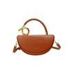 Popular fashion niche handbag simple 2025 new high-end messenger bag women's saddle bag