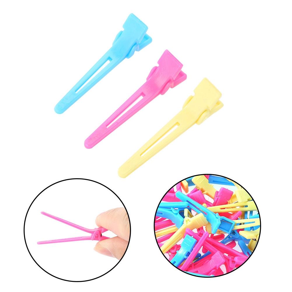 60Pcs/Pack Salon Hair Clip Colorful Barrette Hairpin for Hair Dyeing Haircut Styling