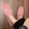 Men's Plus Size Suede Loafers: Lightweight, Slip-on, Formal Business Leather Shoes
