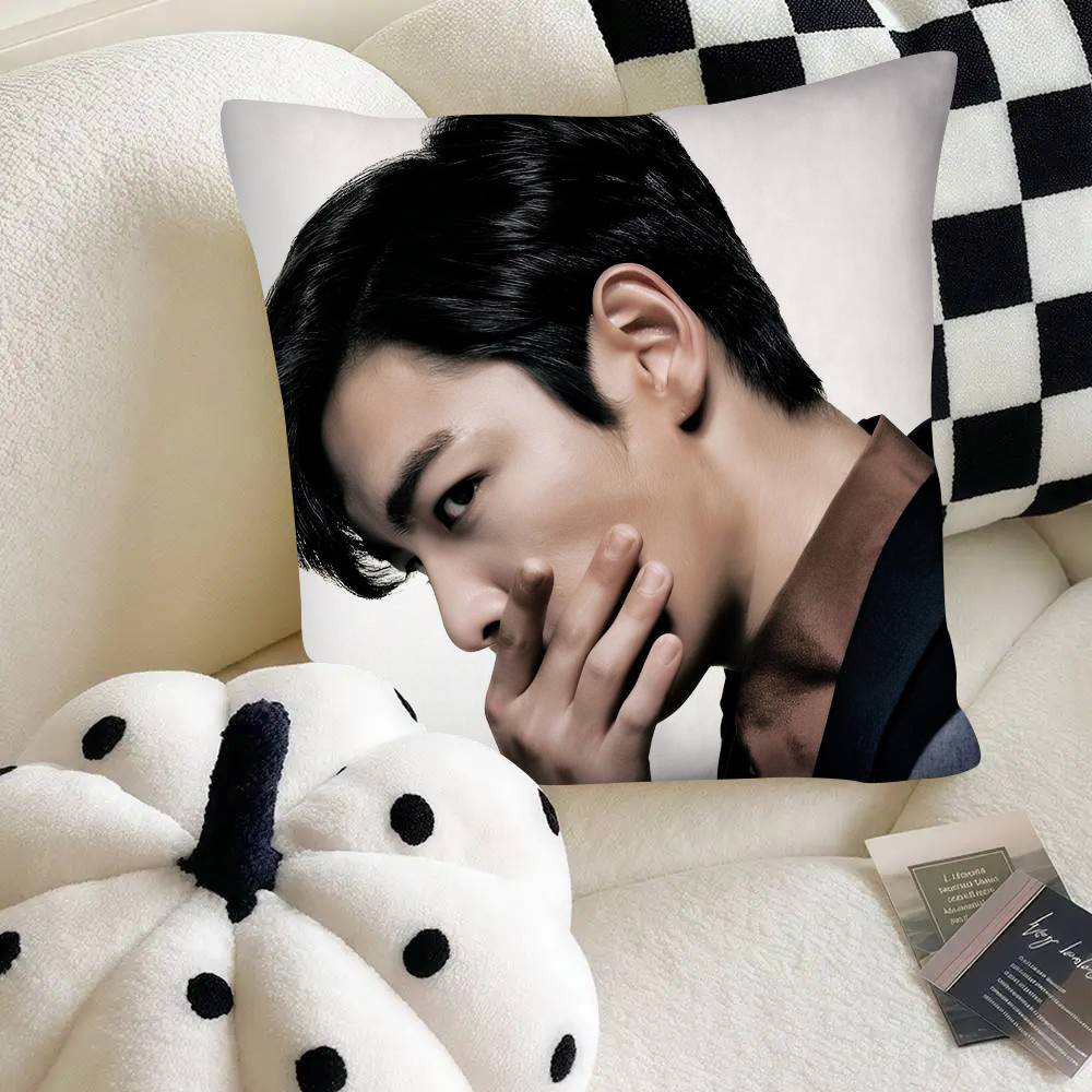Singer Seunghyun Pillow Case Fashion Square Pillowcase Bedroom Sofa Room Ins Decoration Leisure