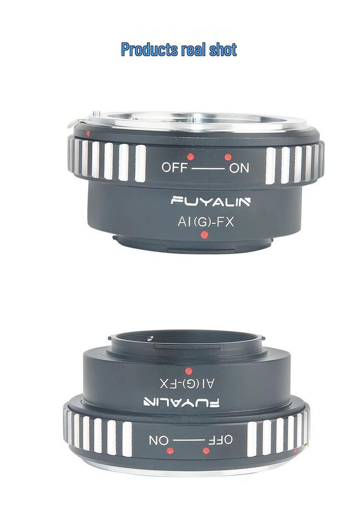 AIG-FX Lens Adapter: Compatible with Nikon G/D-mount Lenses for Fujifilm X-series Cameras.