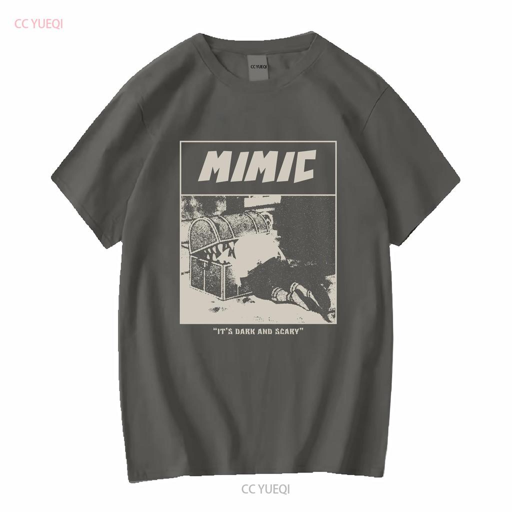 Men T Shirt Mimic Frieren Novelty Pure Cotton  vintage Washed Versatile designer clothes homme Unisex Casual streetwear