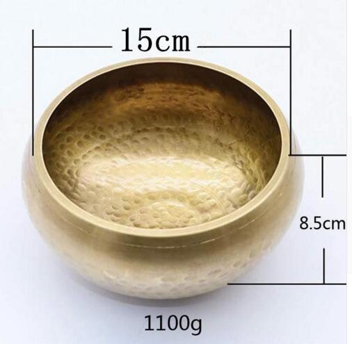 Nepal handmade Buddha Tibet bowl bowl ritual music therapy copper chime copper Tibetan Singing Bowl