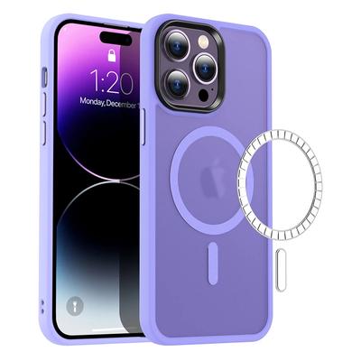 For Magsafe Wireless Charging Magnetic Armor Case For iPhone 15 14 Plus 13 12 11 Pro Max Matte Shockproof Bumper Hard Back Cover
