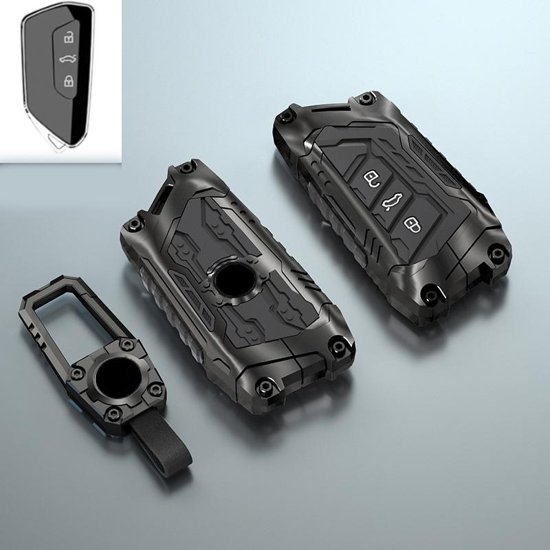 Zinklegierung Auto Schlüsselanhänger Hülle Fob Für VW Volkswagen Polo Tiguan Passat Golf MK Jetta Skoda Kodiaq Superb Octavia Seat