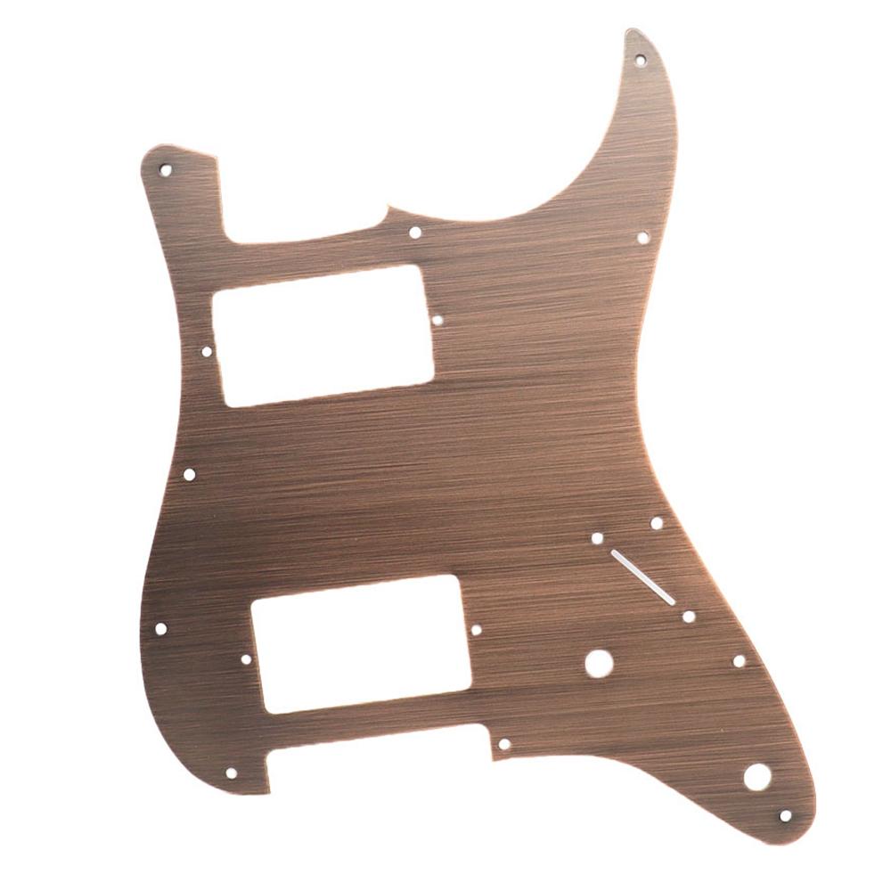 1 Stuks Gitaar slagplaat 11 Gaten Hh Metalen Gitaar slagplaat Krasplaat Voor Lp Stijl Gitaar