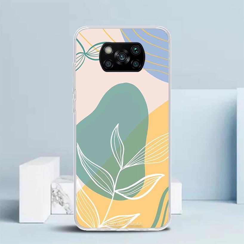 Abstract Women Face Line Phone Case For Xiaomi Poco F7 Ultra X5 X6 X7 Pro M7 Redmi 15C 15 13C 13 12C 12 10C 10 10A 9 9C 9A 9T Co