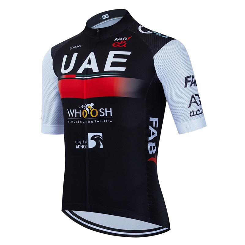 Set de tricou pentru ciclism din Emiratele Arabe Unite 2024, echipament pentru bărbați, îmbrăcăminte pentru ciclism cu mânecă scurtă