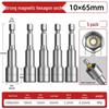 Hexagonal Magnetic Socket Head Self-Tapping Dovetail Screw Adapter for Steel Tile Drill and Air Wrench