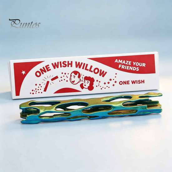 Mystic Willow Replica 3D Printed Wish Stick, Interactive Wish-Making Ornament, Legend Inspired Rare Keepsake Experience Souvenir for Kids Adults,