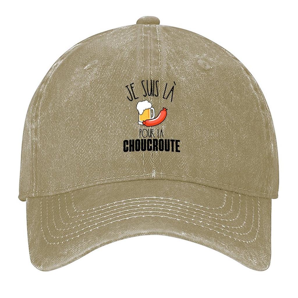 2026 Lustiges Geschenk Mann Gourmand Sauerkraut Elsass Baseballkappe Hut Mann Für Die Sonne Luxusmarke Strandhut Hüte Für Männer Damen Me