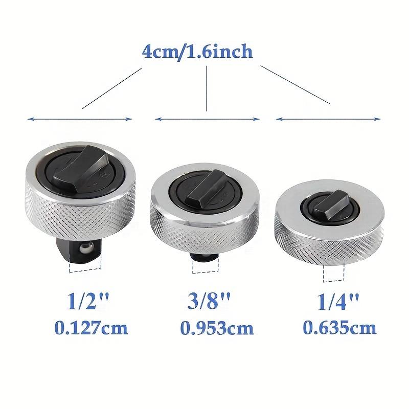 Mini Ratchet Socket Wrench Whole Steel Palm Ratchet Socket Finger Reversible Ratchet Handle 1/4" 3/8"1/2" Drive