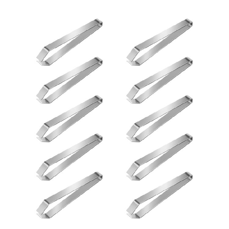 

10PCS Professional Stainlessed Steel Tweezers Ergonomic Grip for Hair Plucking and Fish Deboning Culinarys Applications