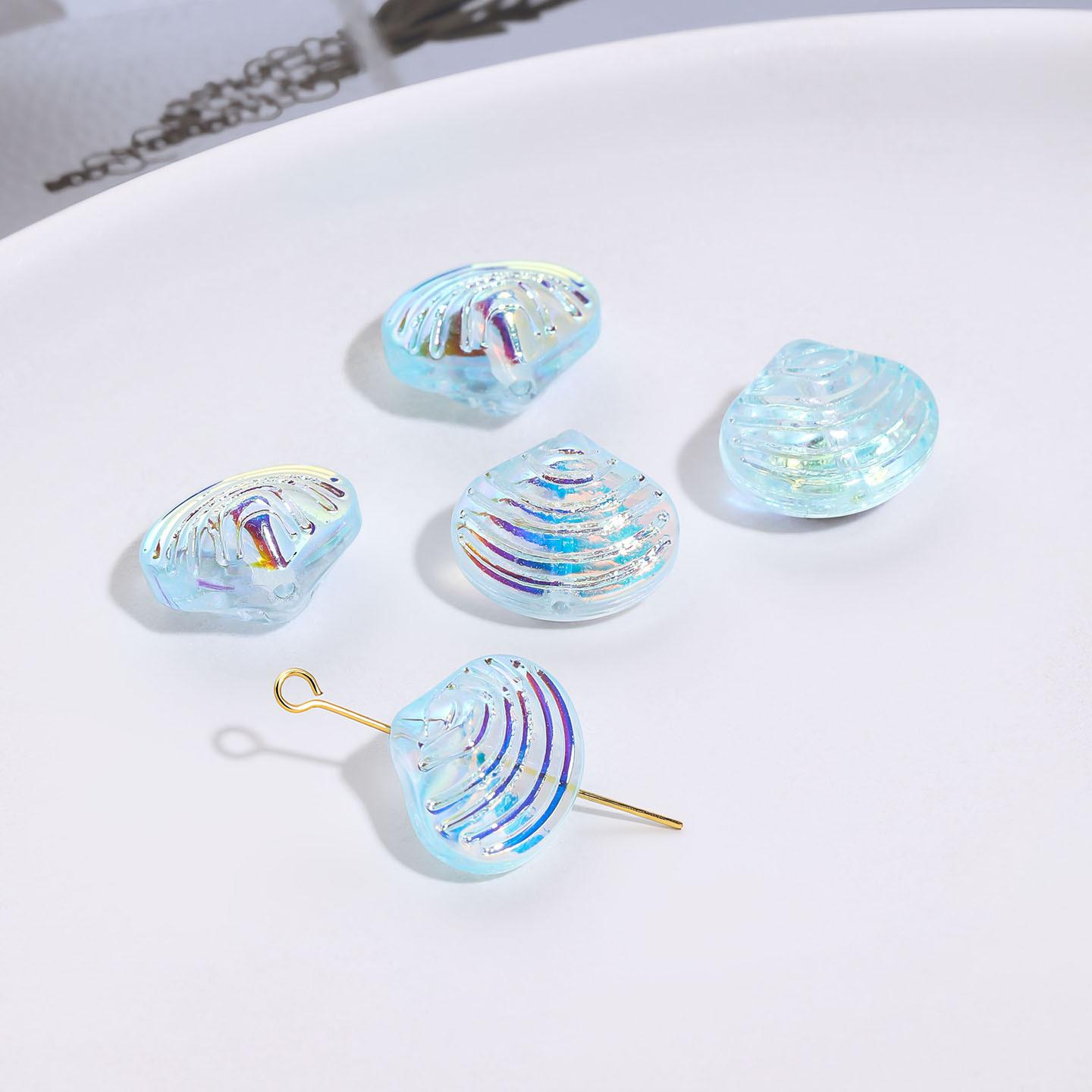 

5Pcs Starfish Shell Small Fish Loose Beads Jewelry Accessories 5 pieces/pack
