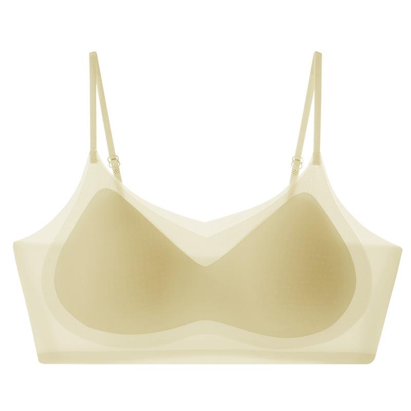 

Liquid foundation ultra-thin, cool and seamless, thin shoulder straps, semi-fixed cup, no steel ring gathering sling, beautiful back bra cover. 2xl【40/90abc recommended 72.5-80kg】 світло-зелений колір