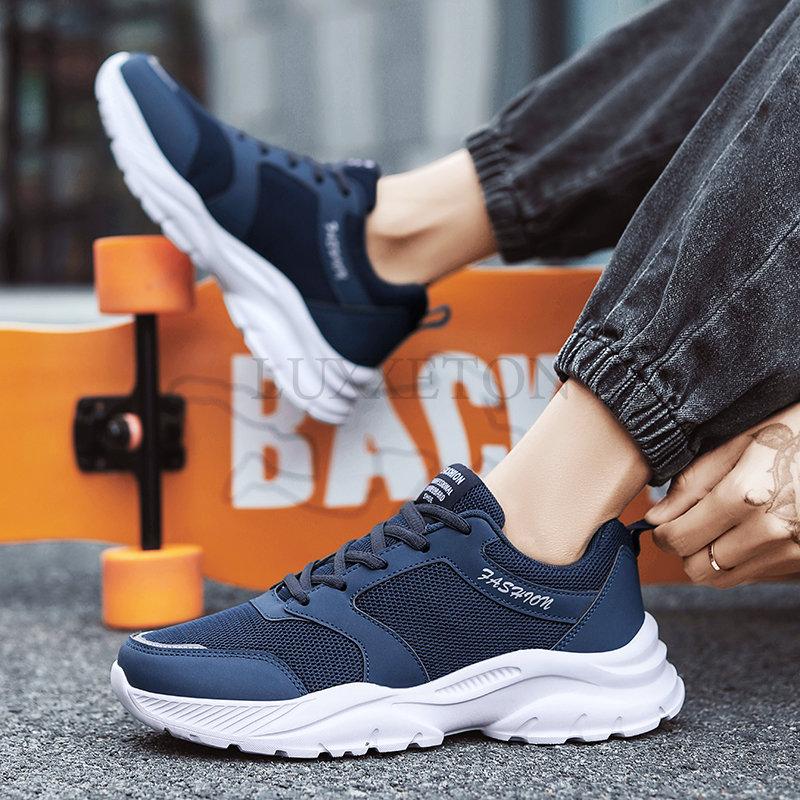 Casual Sports Shoes Breathable Shock Men Sneakers Cushion Couple Sports Shoes Lightweight Breathable Trend Men's Shoes 39-46