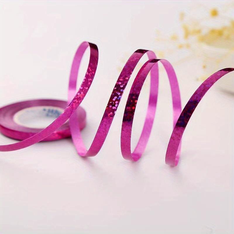 10 Rolls of Laser Ribbon Binding, Halloween Gift, Christmas Gift, Valentine's Day Gift Wrapping Ribbon, Rainbow Ribbon Balloon