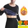 Mens Sauna Suit Hot Polymer Sweat Shirts Long Sleeve Workout Tank Tops Shapewear Waist Trainer Body Shaper Athletic Slimming Sweatshirt