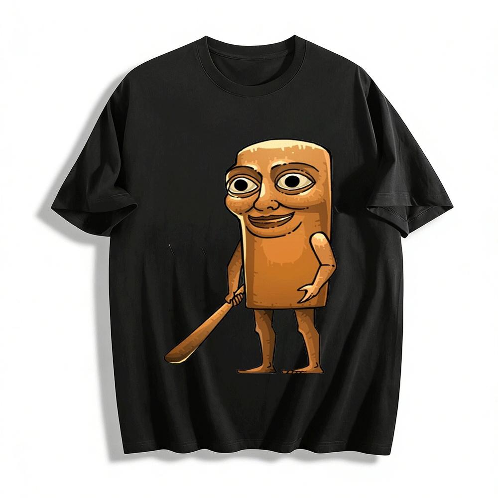 

Funny Humanoid Stick Printed Casual Top For Daily Wear Pure cotton T-shirt XXS