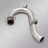 WR450F Stainless Steel Exhaust Pipe for Off-Road Motorcycles (2013-2015) - Non-Destructive Installation