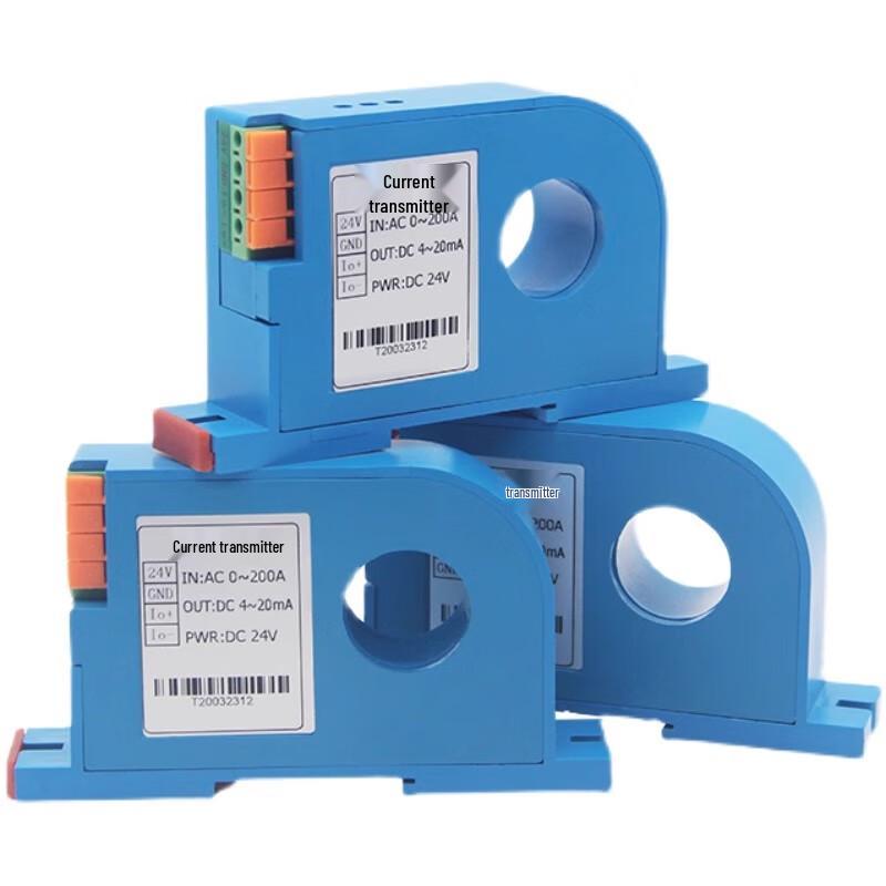 AC0-200A to DC4-20mA Hall Current Sensor Transmitter