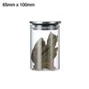 With Stainless Steel Lid Sealed Can Transparent Coffee Bar Station Organizer  Kitchen Supplies