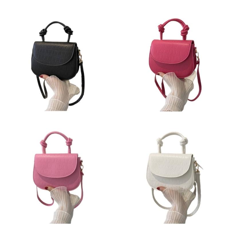 Chic And Simple Urban Style Pu Leather Small Square Bag For Daily Use
