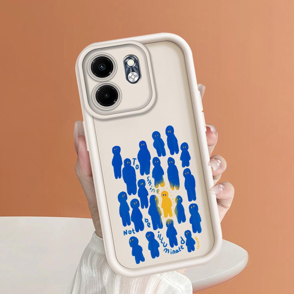 Soft Silicone Phone Casing Full Cover Camera Shockproof Protection Case for Huawei Honor Infinix Tecno iPhone Motorola Google