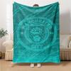 Manchester City Wappen Decken Flanell Bedruckt Atmungsaktiv Warm Überwurf für Zuhause Büro Bettwäsche 0708a21