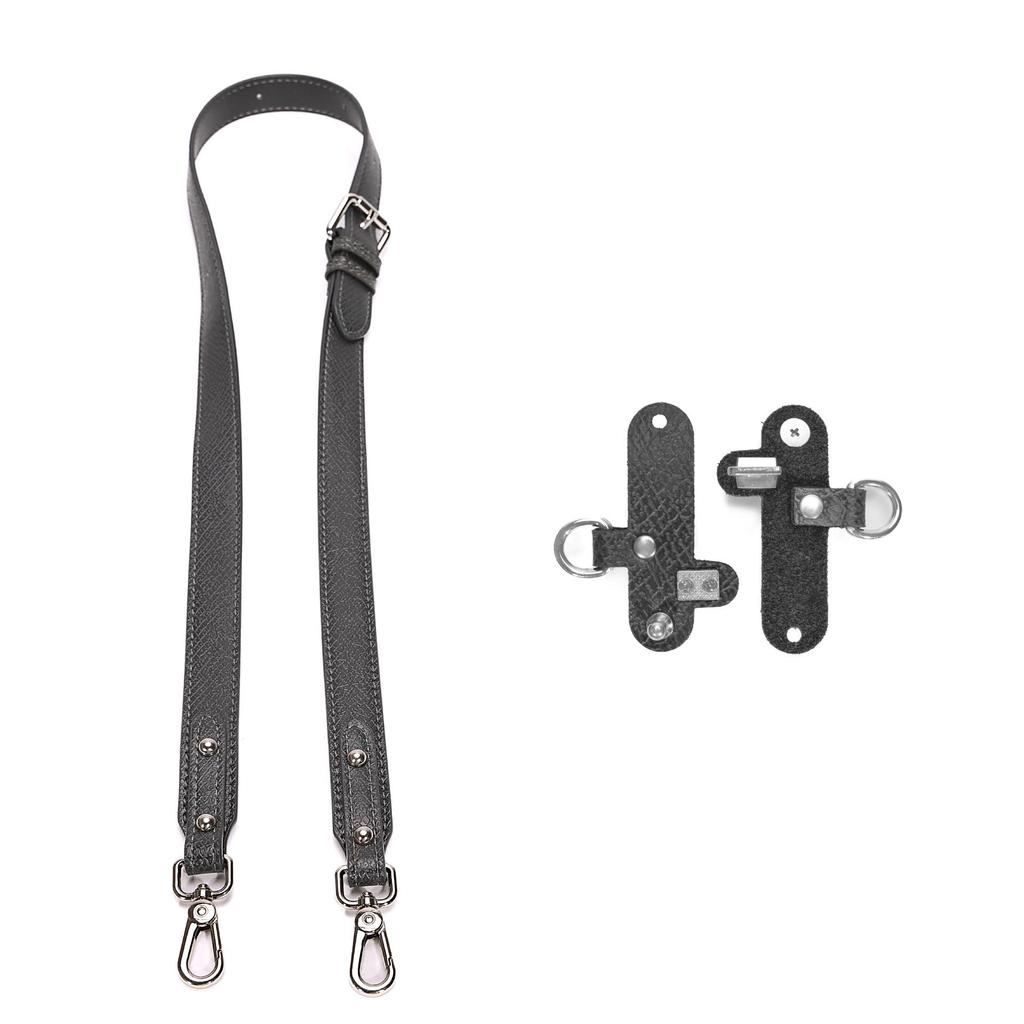 Verstellbarer Schultergurt Umhängetasche mit kurzem Henkel und breitem Riemen