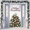 Santa Claus Christmas Door Cover Background New Year Decoration  Indoor and Outdoor