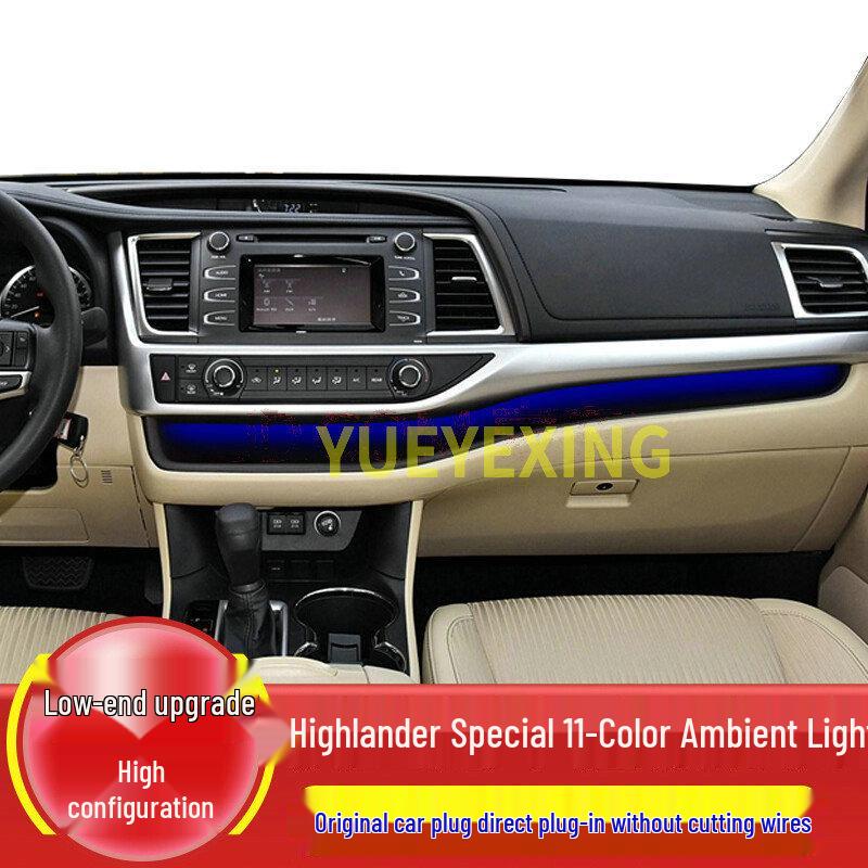 1521 Model Toyota Highlander Custom Interior 64-Color Ambient Light