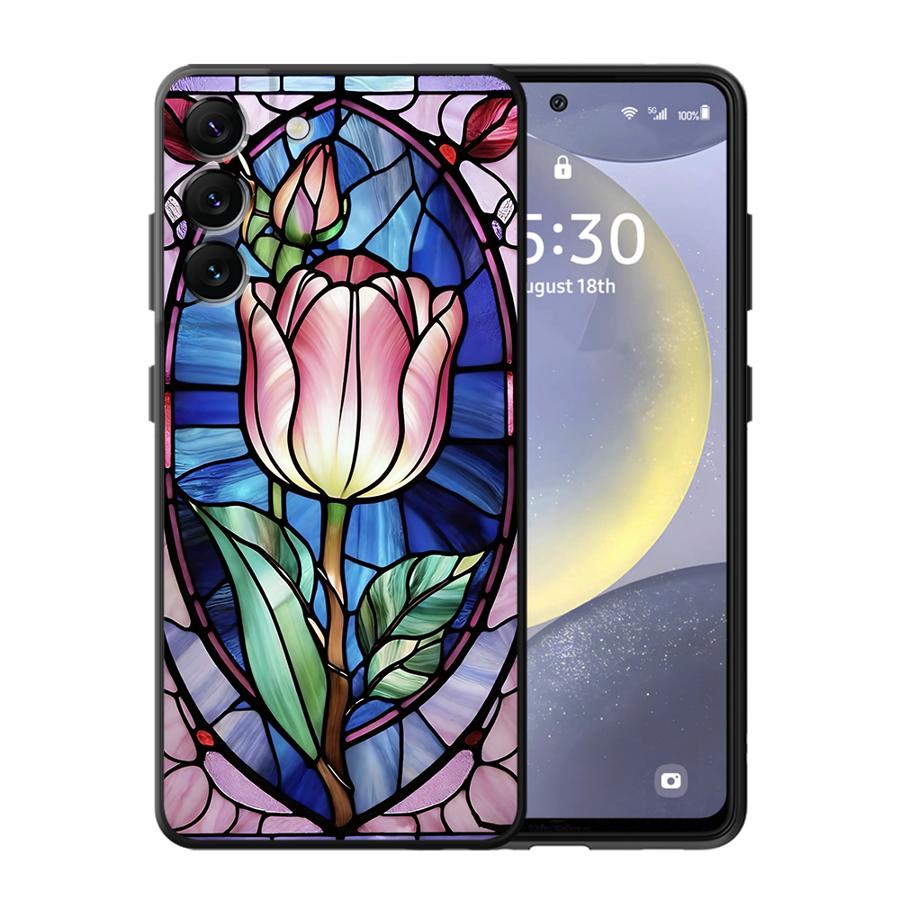 

Colorful Window Flowers Case for Samsung Galaxy A57 A26 A23 A37 A22 A73 A51 A24 A32 A55 A25 A53 A35 A52 A36 Phone Cover A71 A72 Galaxy A72