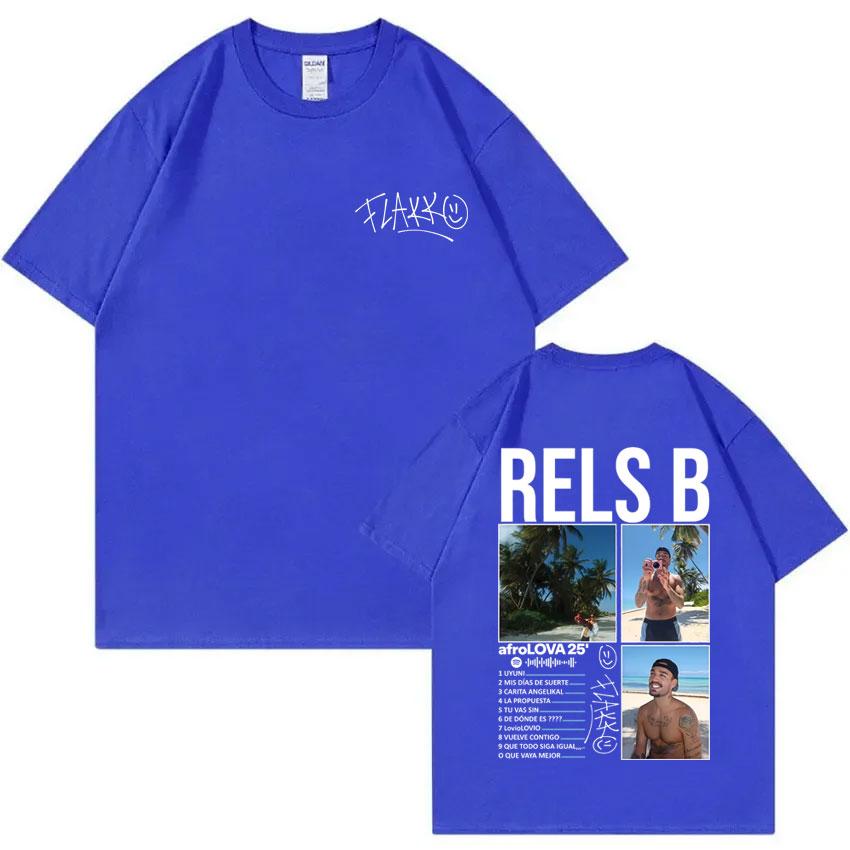 Rapper Rels B AfroLOVA 25 Merch T Shirt Unisex Women Fashion Hip Hop Oversized Short Sleeve Tshirt Male Vintage Cotton Tshirts