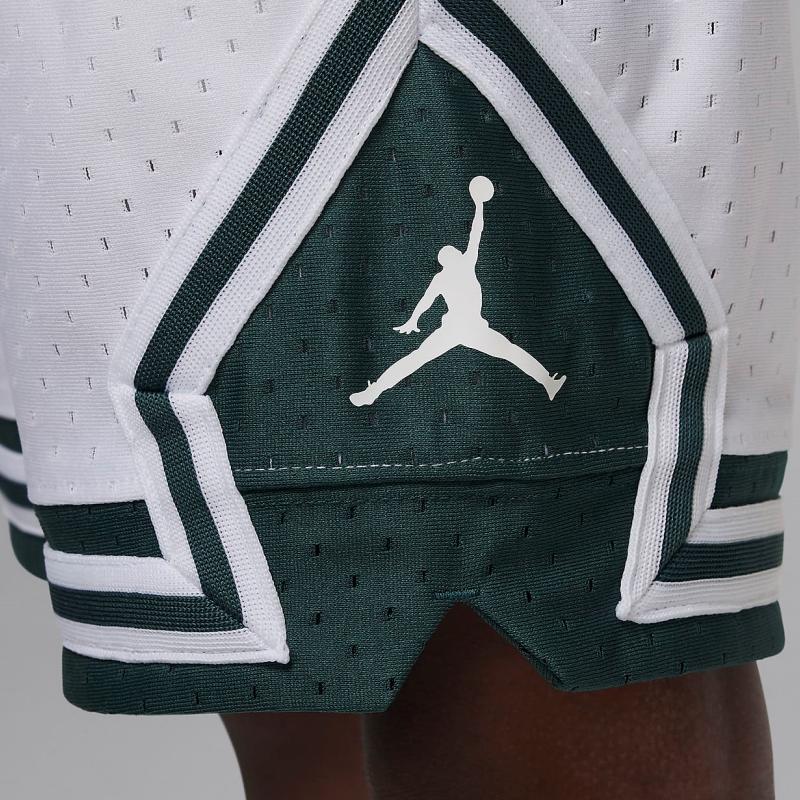 New Jordan Sport Shorts Children Aged 3 7 Years Old White HQ7213-100