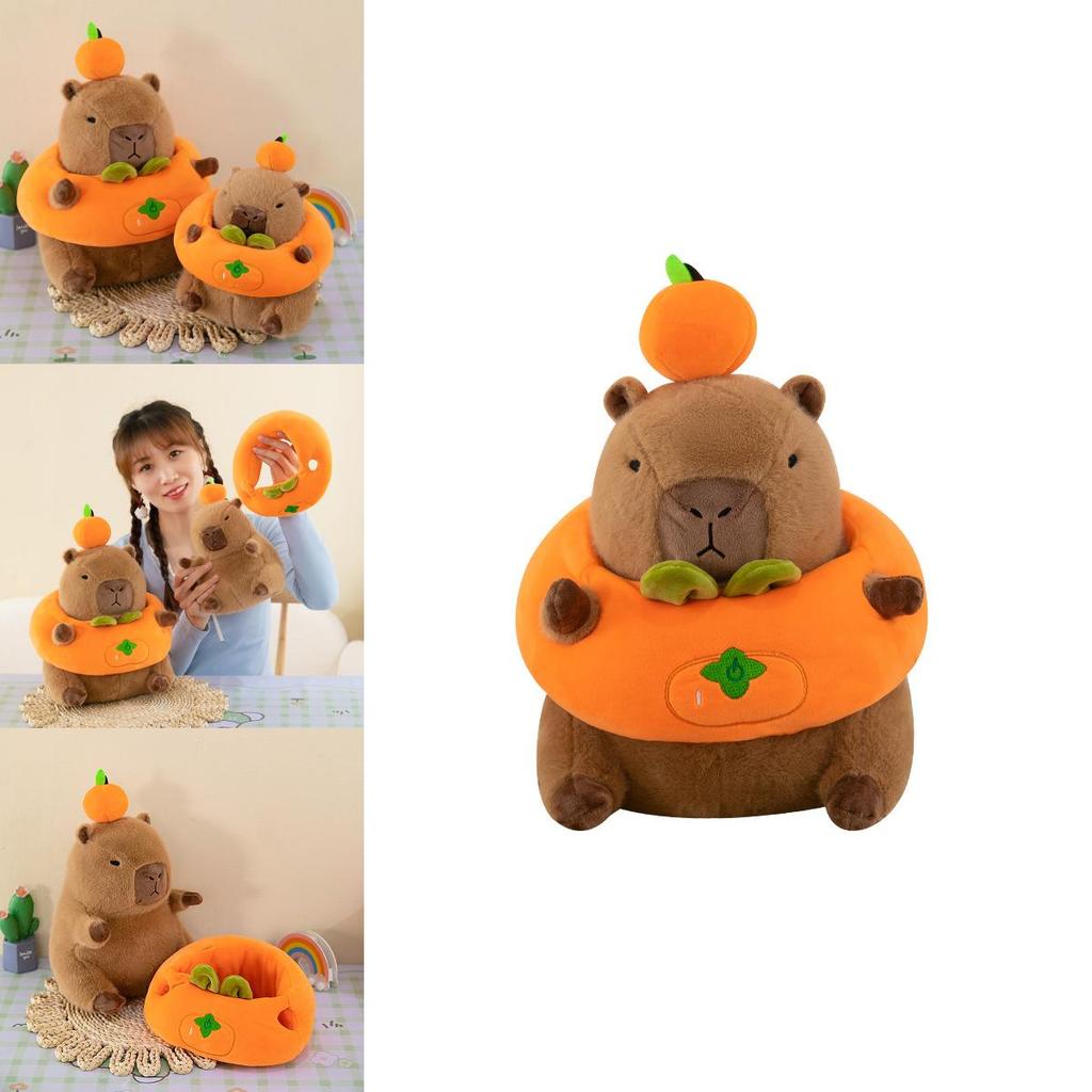 Adorable Capybara Plush Toy Soft Short Plush Animal Pillow For Home Decor And Gifts