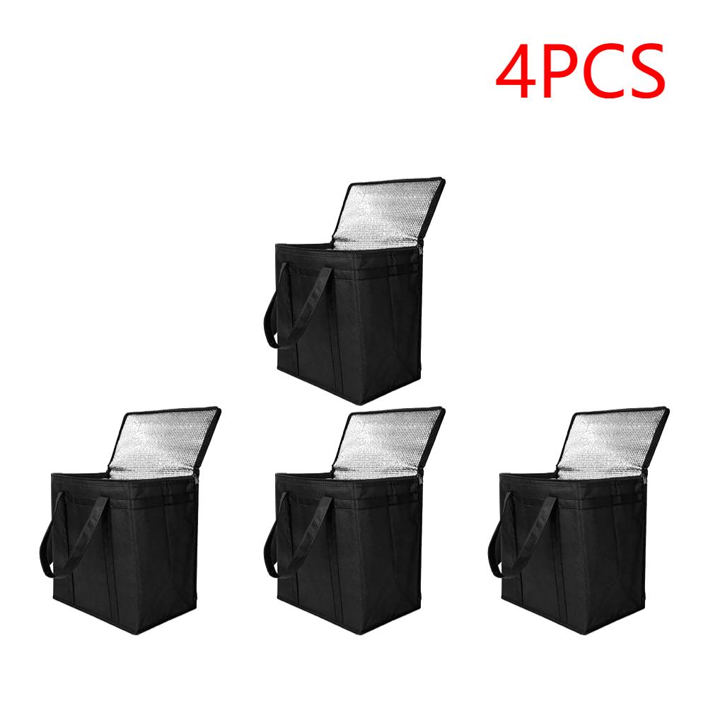 2-5PCS Portable Food Thermal Bag Picnic Cookware Storage Bag Portable Lunch Bag Delivery Bag for Beach Picnic Road Trip Travel