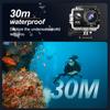 4K Action Camera 1080P/30FPS WiFi 2.0" 170D Underwater Waterproof Helmet Video Recording Camera Sports Cameras Outdoor Mini Cam