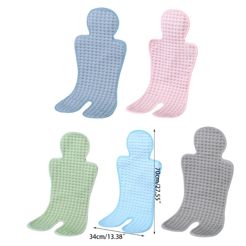 Universal Baby Cooling Pad Pushchair Seat Lining Soft & Breathable Pram Cushion Mat for Strollers and Dining Chair