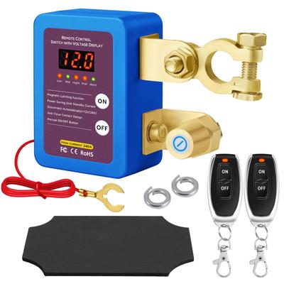 Remote Car Battery Cut Off - 12-24v Kill Switch, Auto
