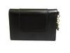 Authentisches BVLGARI Serpenti Forever Schwarzes Leder Visitenkartenetui Kartenhalter #b051 Geöffnete Schachtel