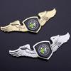 IZGZ4 Car Styling Metal Chromed Emblem Badge Sticker for Alfa Romeo Alfa Rome 155 159 156 Giulia Mito Stelvio 4C Spider GT Accessories