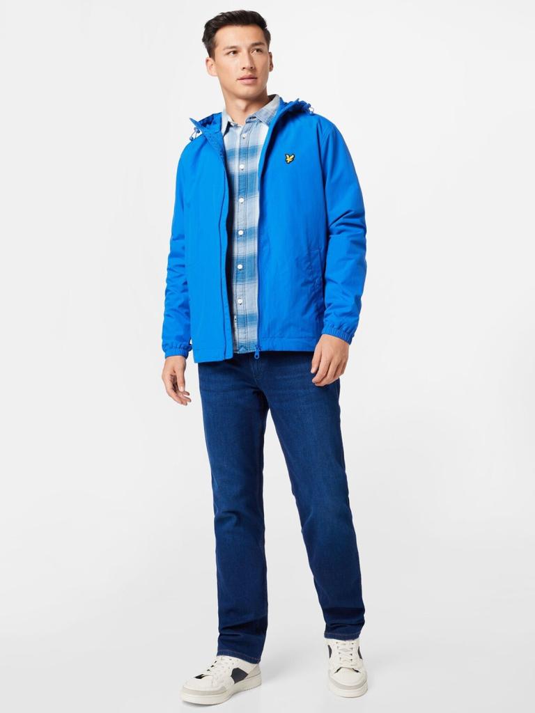 Veste demi-saison à capuche zippée Lyle & Scott (JK464V) ciel bleu