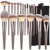 Set di Pennelli per Trucco 10-20 Pezzi Foundation Correttore Cipria Ombretto Blush Pennello Kabuki Miscelante Strumento di Bellezza Cosmetico per Viso