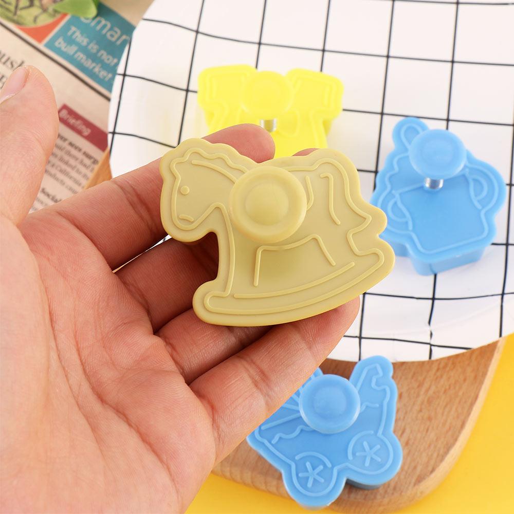 Tool Fondant Cutter 4Pcs/Lot Kitchen Tool Embossing Cookie Mold Cake Mold Baby Toy Mold Cutter Tool